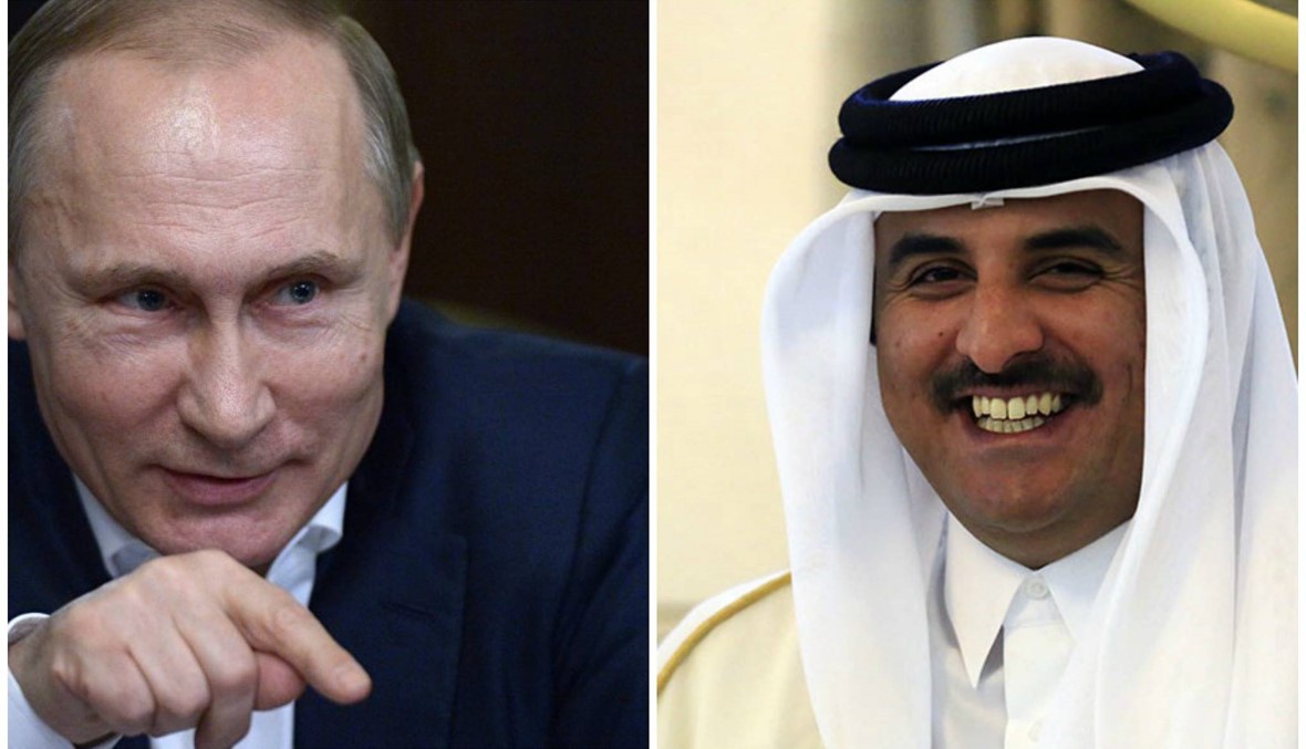 بوتين: هناك حاجة لبحث التعاون مع قطر في قطاع الغاز