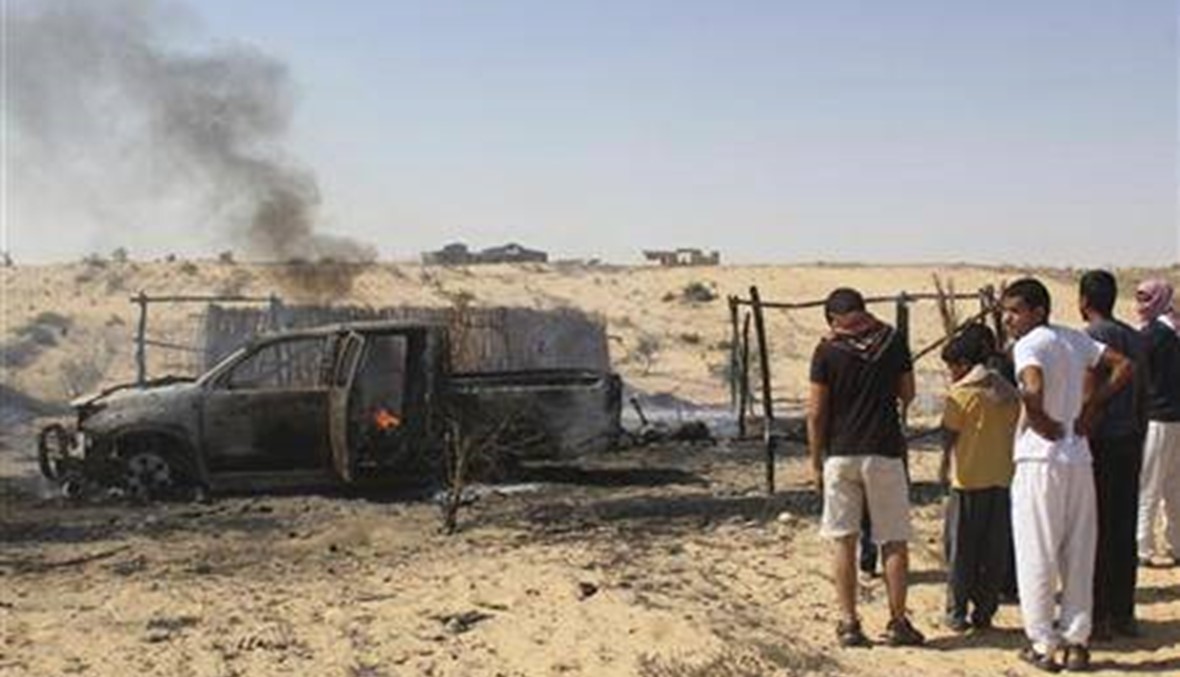 مقتل 4 جنود في انفجار مدرّعة بسيناء المصرية