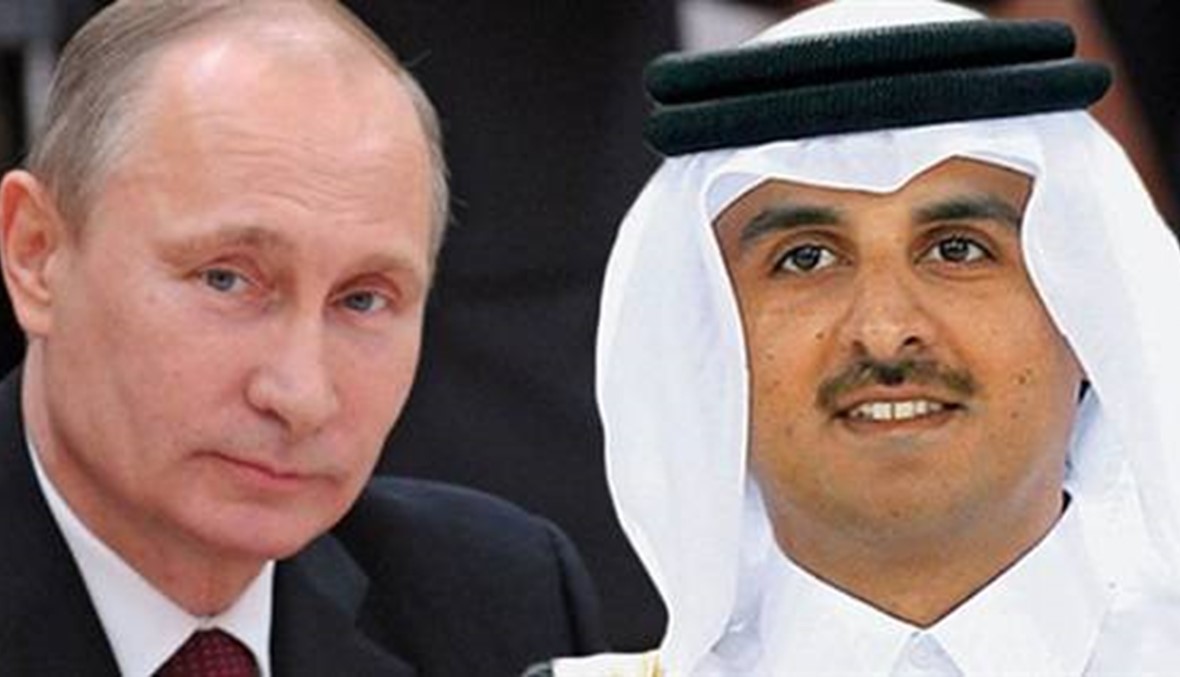 بوتين وأمير قطر بحثا الأزمة السورية