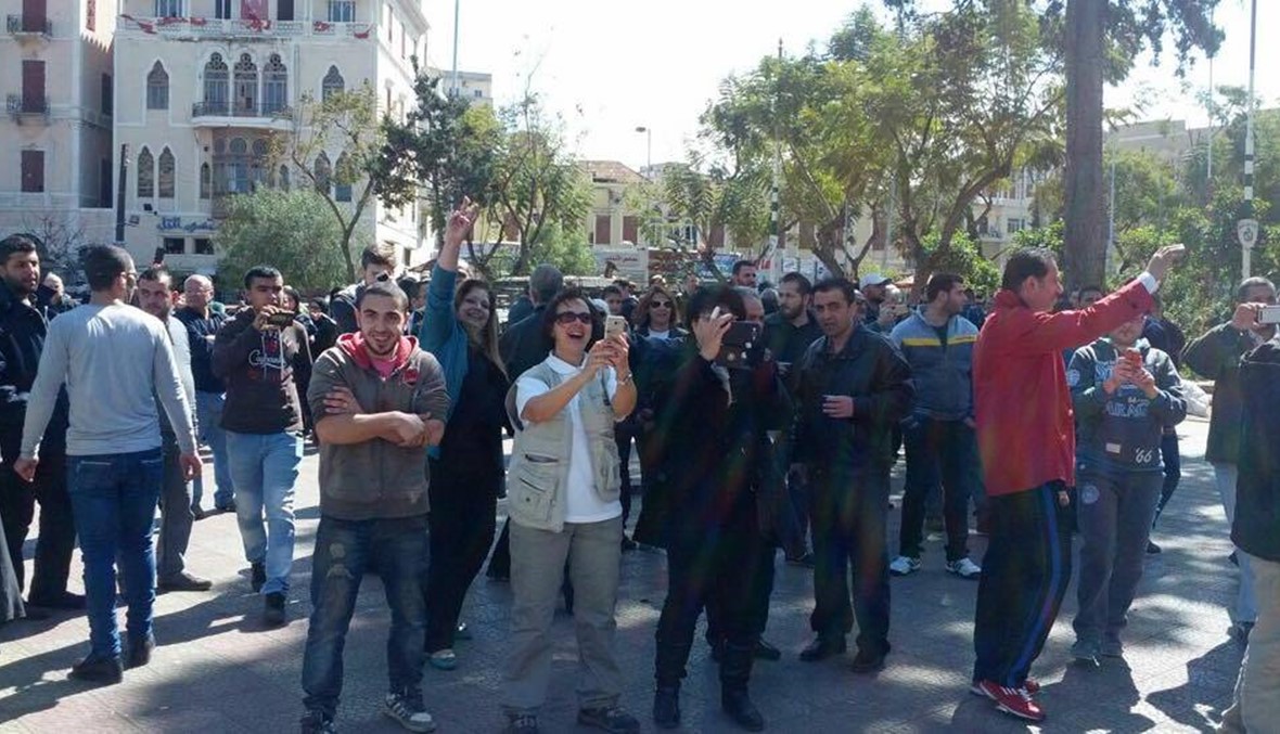 معارضو مرأب التل في طرابلس يمنعون الشروع بتنفيذه