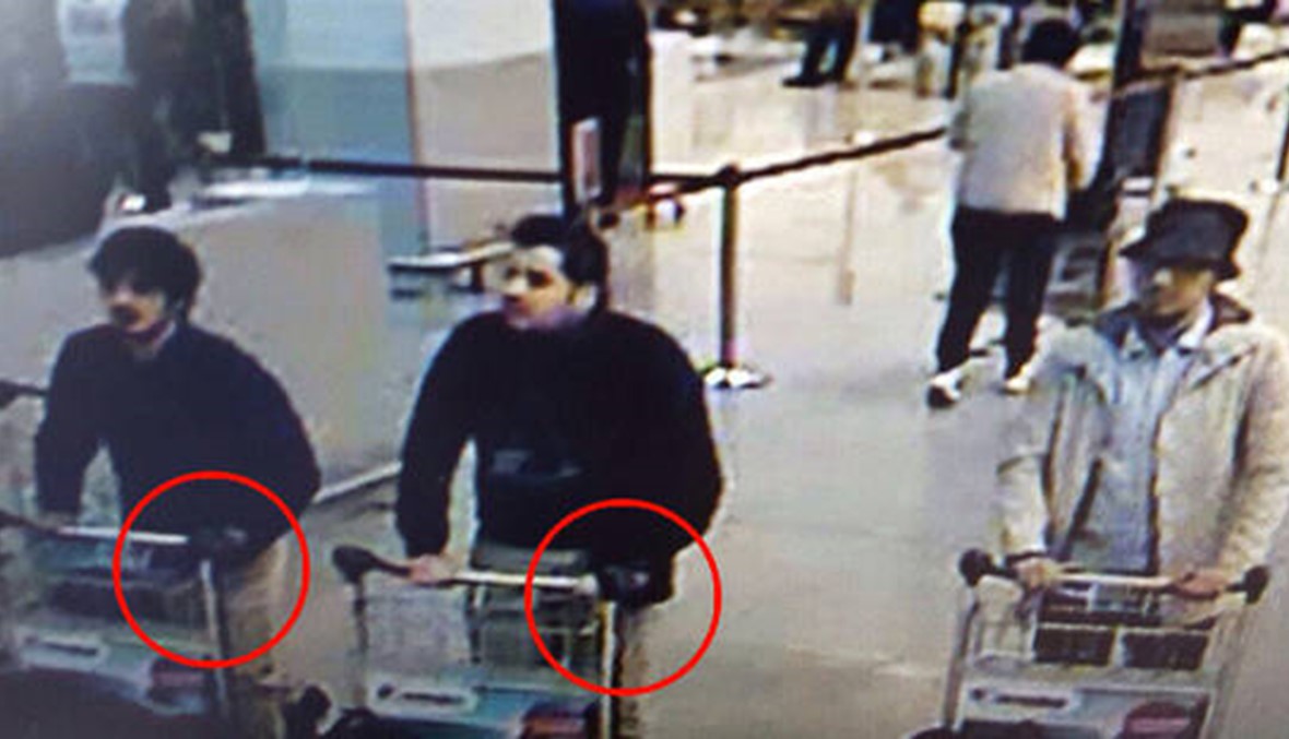 اليكم صورة الانتحاريين الثلاثة المفترضين في مطار بروكسيل