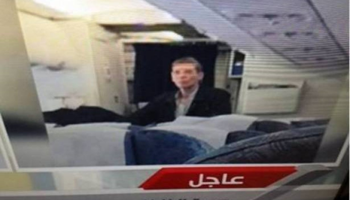 بالفيديو- لحظة اعتقال خاطف الطائرة المصرية