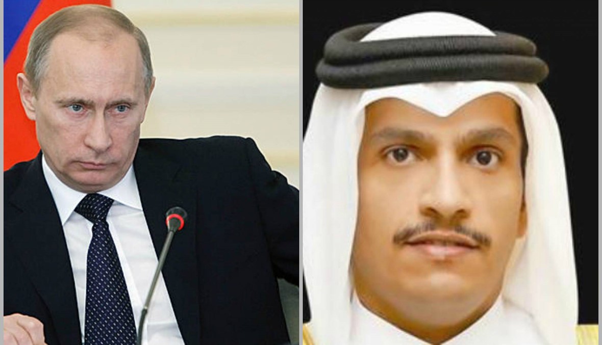 وزير الخارجية القطري اتفق مع بوتين على ضرورة "وحدة سوريا"