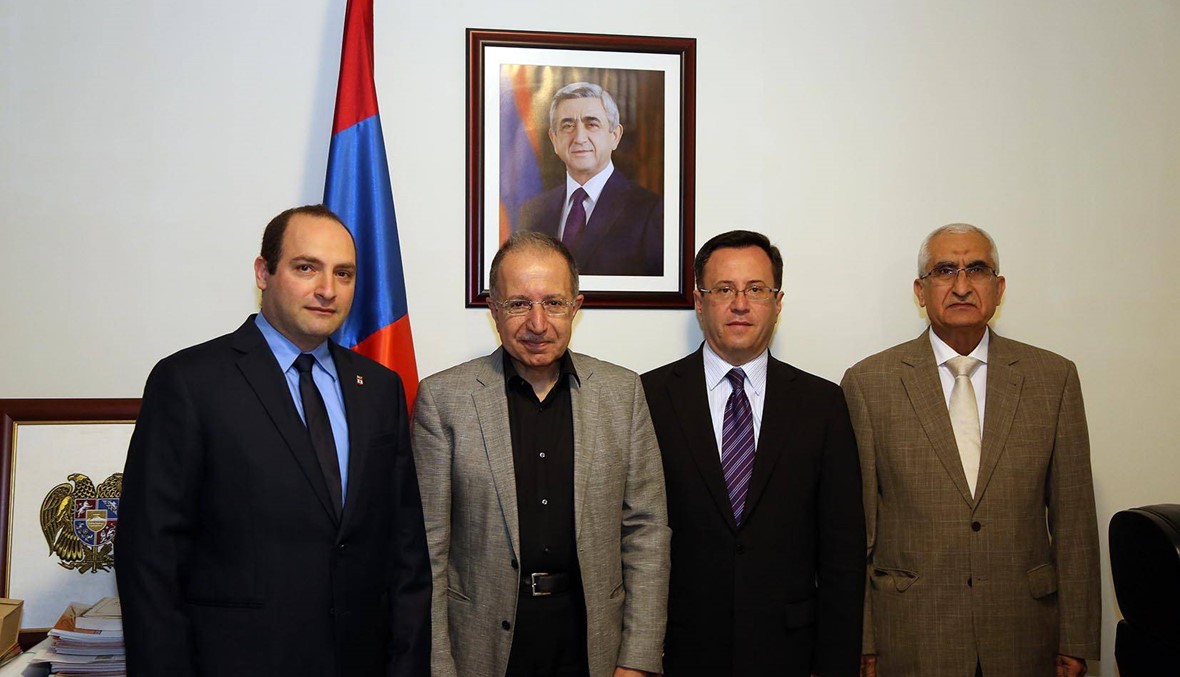 مكرديتشيان وهمام: لوثيقة تعاون رياضي بين أرمينيا ولبنان