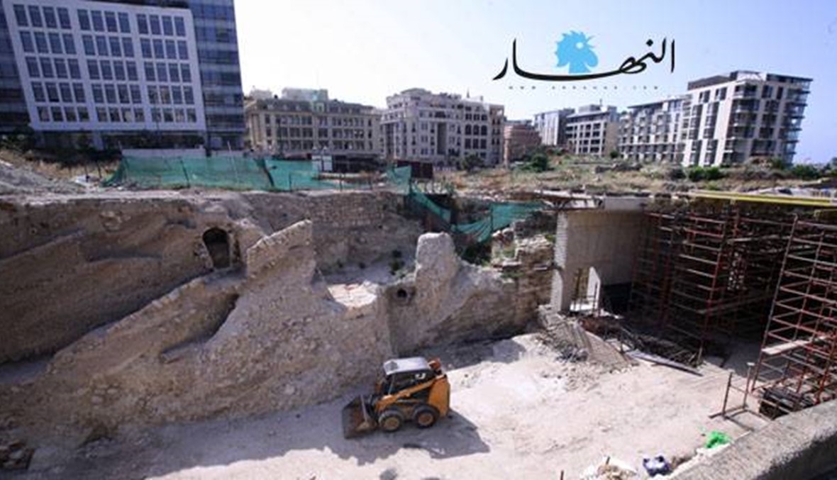 اكتشافات تظهر تطور بيروت العمراني منذ الفينيقيين يهددها حائط دعم بالاختفاء بموافقة مديرية الآثار