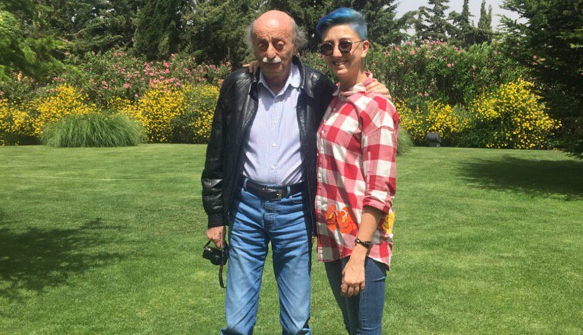 بالصورة: جنبلاط وحبيبته داليا