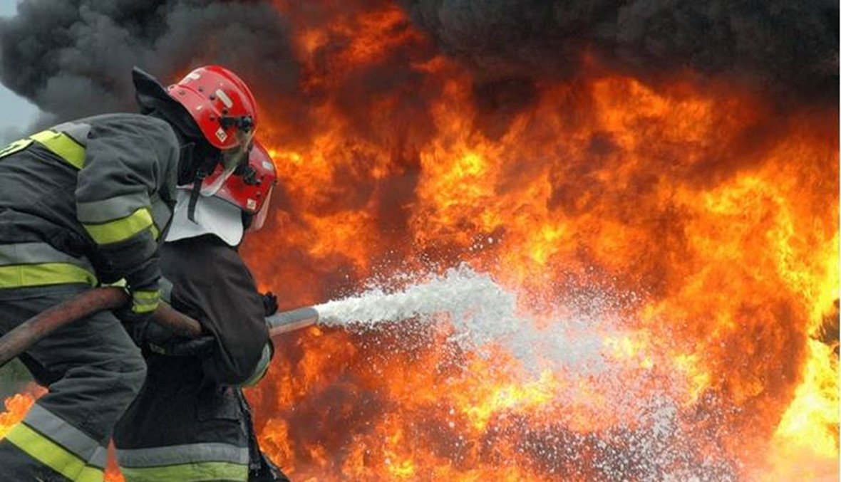 حريق هائل في صفير امتدّ إلى خمس شقق سكنية