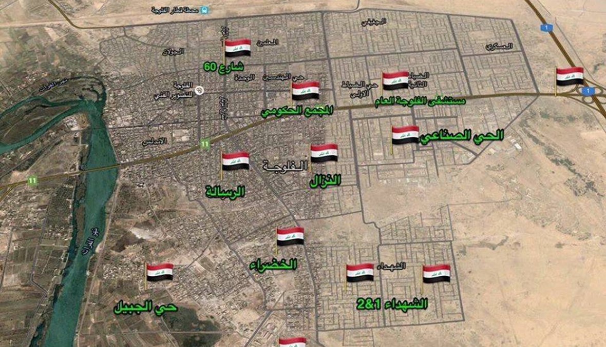"دولة داعش" في الفلوجة تتبدّد وإعلان هزيمته الكاملة خلال ساعات