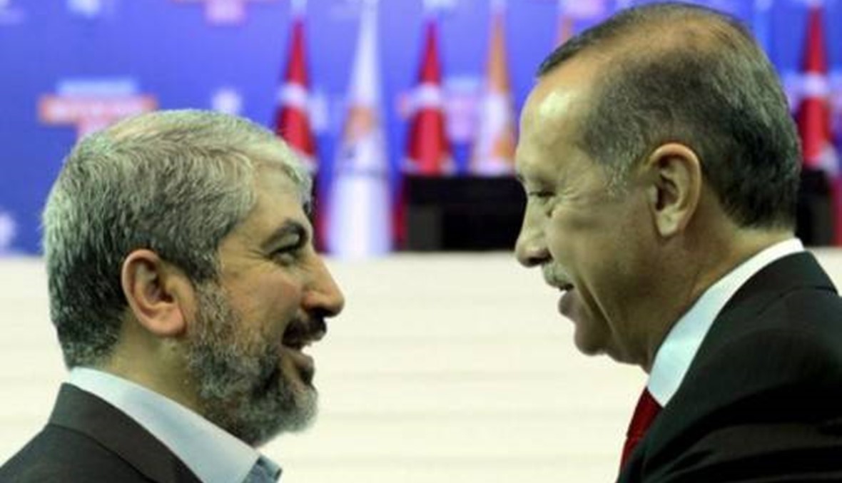 اردوغان يجتمع مع خالد مشعل في اسطنبول