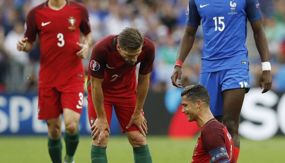 كأس اوروبا 2016: إصابة تجبر رونالدو على الخروج من المباراة النهائية
