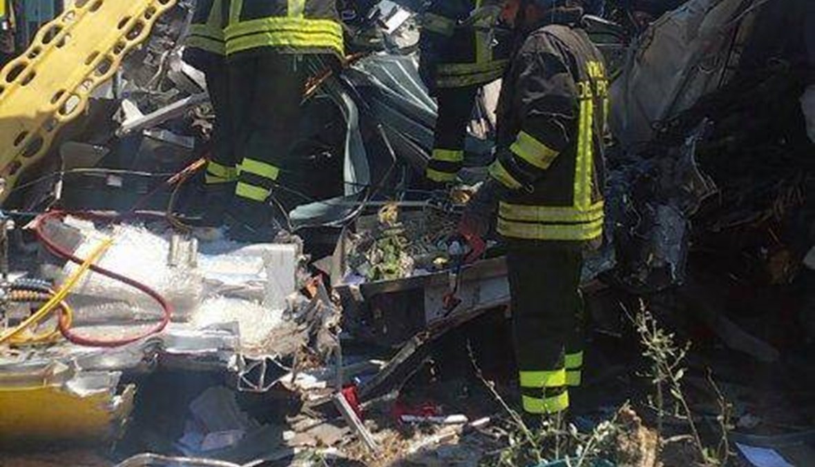 ايطاليا: اصطدام بين قطارين في بوليا يوقع 20 قتيلا
