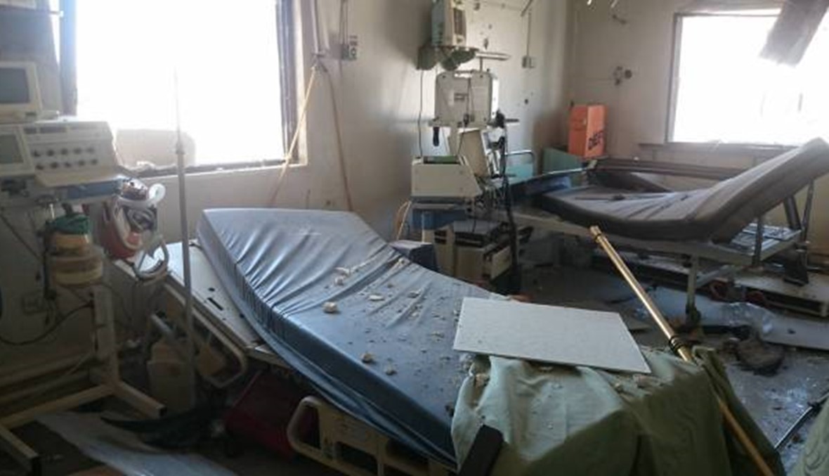 قصف على مستشفى في إدلب... و"وقوع ضحايا"