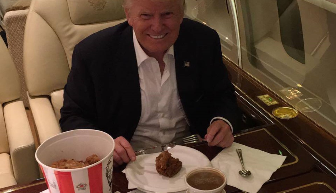هل يخسر ترامب السباق الرئاسي بعد تناوله وجبة "كنتاكي" في طائرة خاصة؟
