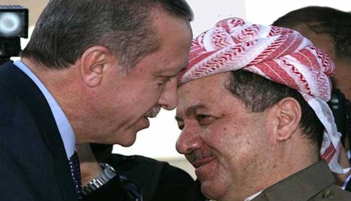 اردوغان والبرزاني يناقشان المعركة ضد "داعش" وحزب العمال الكردستاني