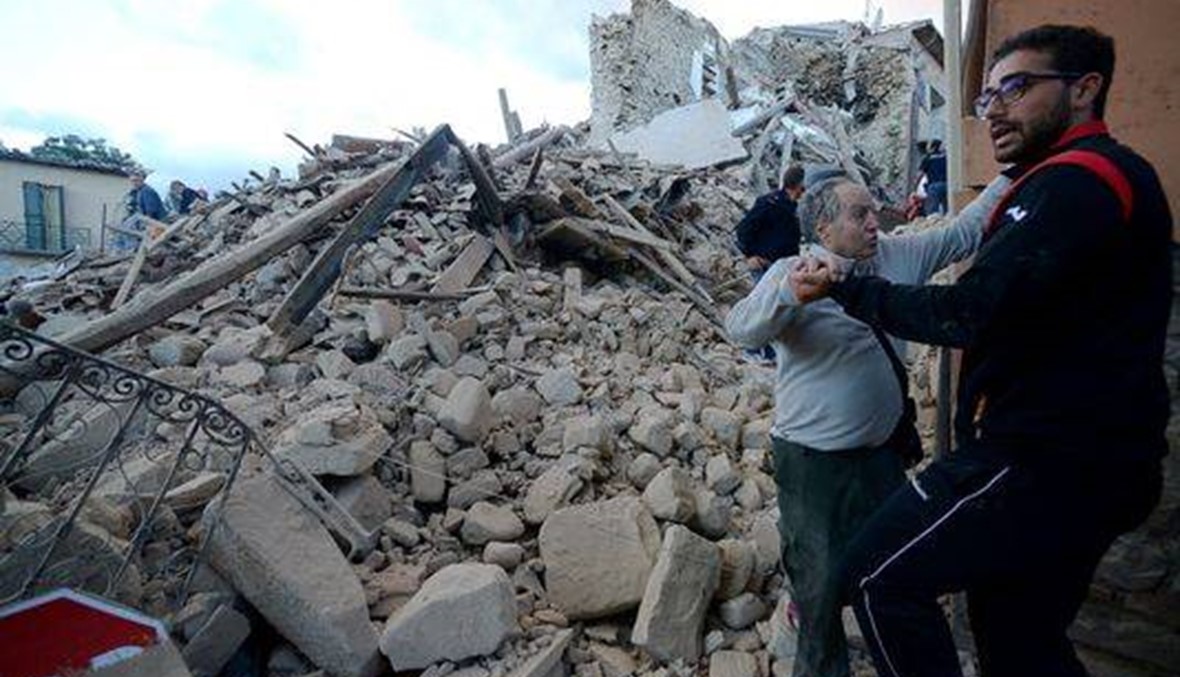 38 قتيلا في زلزال ايطاليا