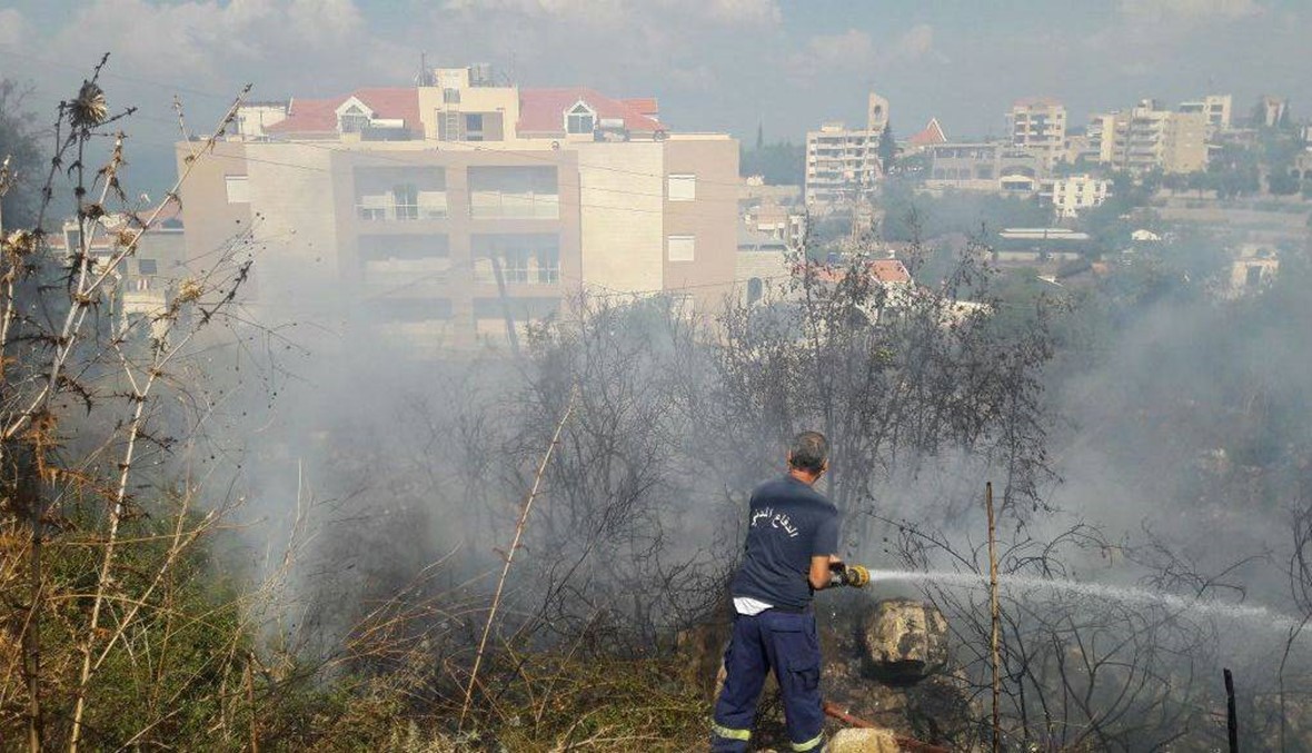 حريق في حبوب- جبيل... والدفاع المدني تمكّن من إخماده