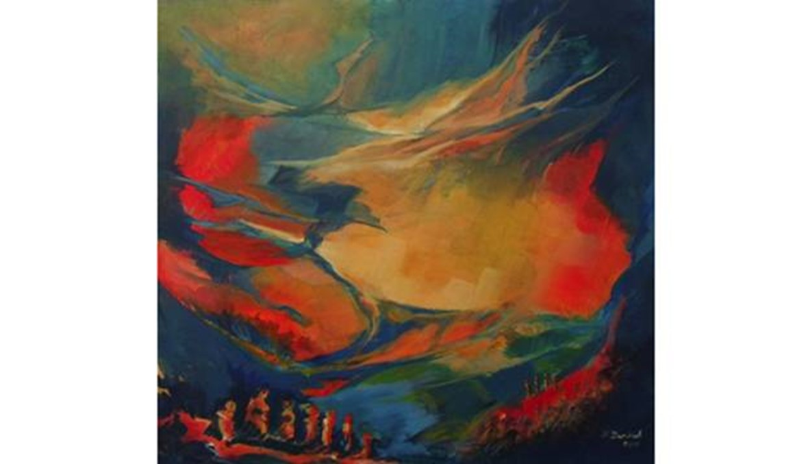 هبة درويش أعمالها ألوان من طبيعة لبنان