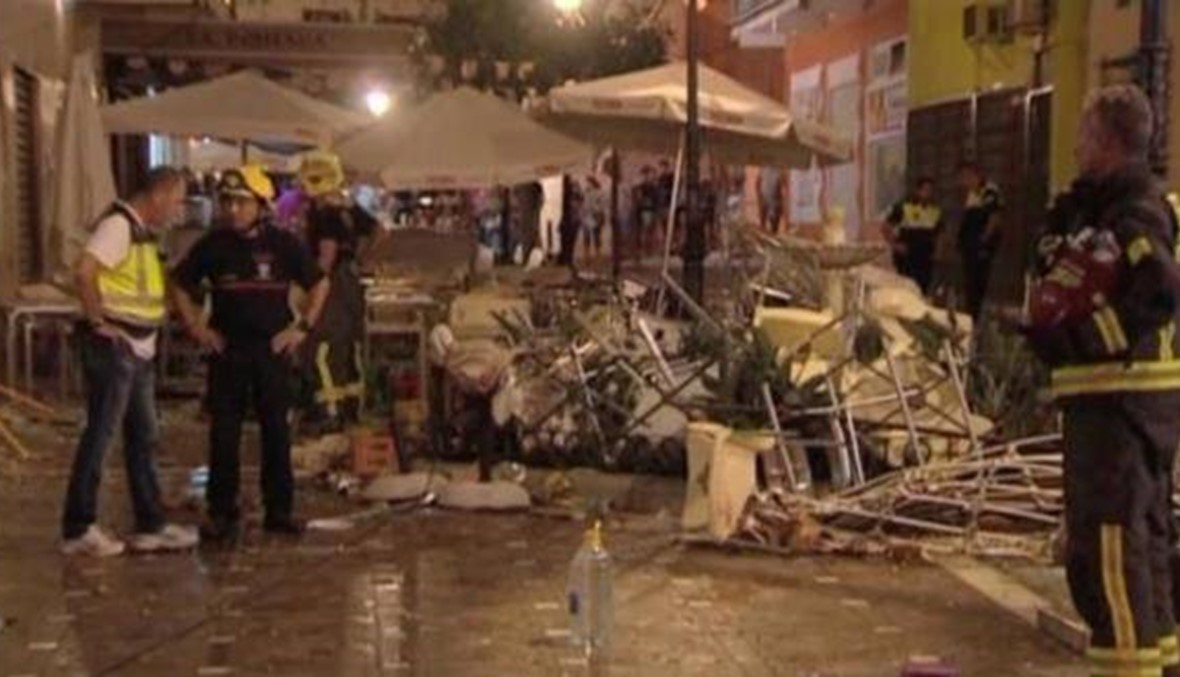 انفجار اسطوانة غاز جنوب اسبانيا... 77 شخصاً على الأقل أُصيبوا