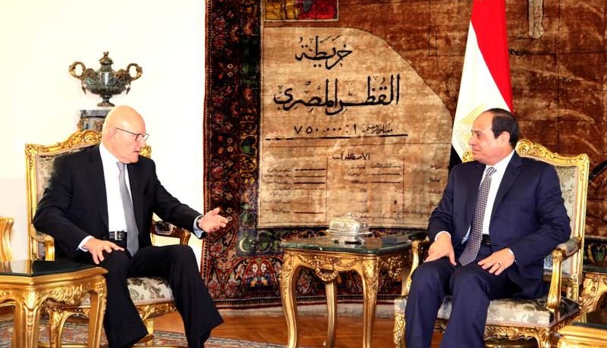 سلام أبرق الى السيسي معزياً: مصر قادرة على تخطي هذه المحنة
