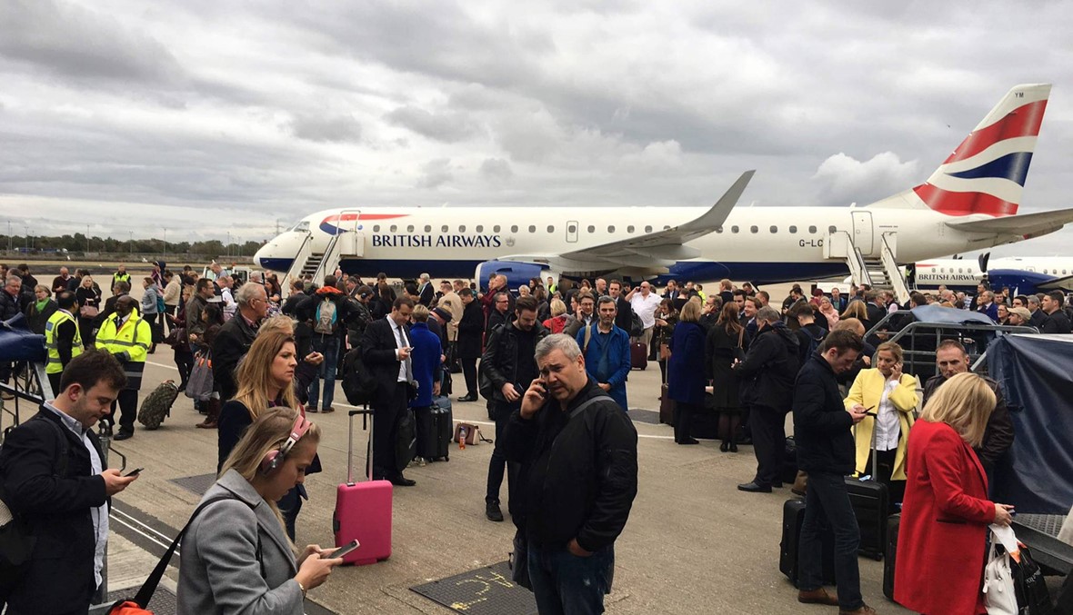 بالصور - اخلاء مطار لندن - سيتي ومعالجة 27 شخصا بعد "حادث كيميائي" فيه
