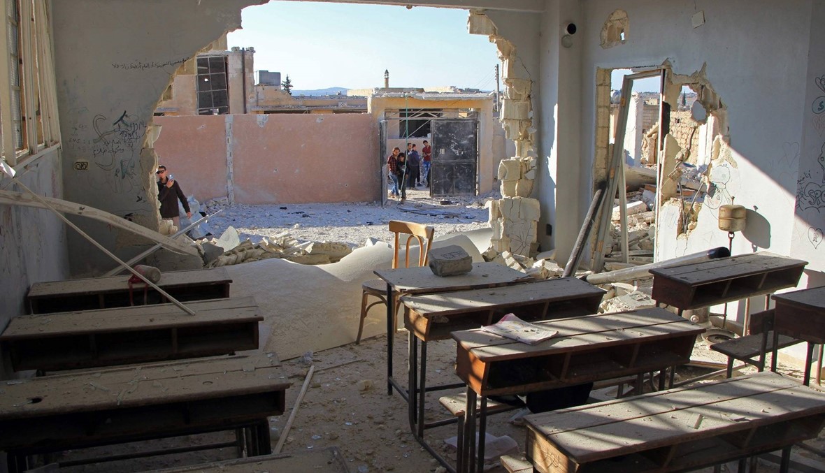 قذائف على مدرسة في غرب حلب... "ارتقاء 6 أطفال شهداء"