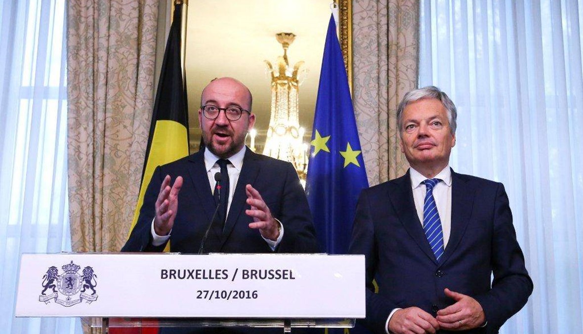 "خبر سار" لبلجيكا: "توصلنا الى توافق" على اتفاق التجارة الحرة مع كندا