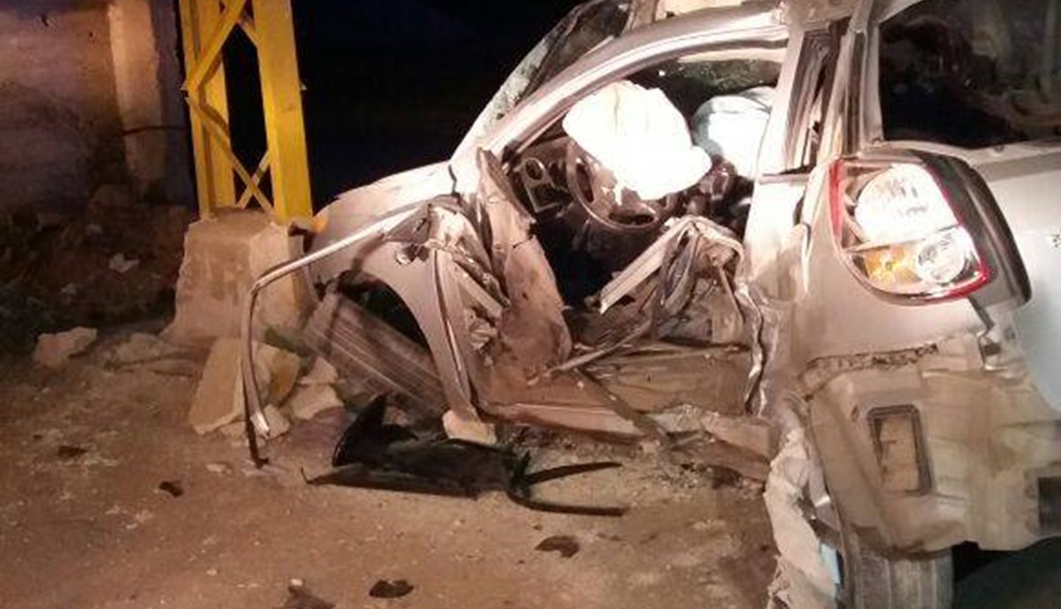 بالصور: حادث سير مروع في الهرمل... شابان من آل علوه فارقا الحياة