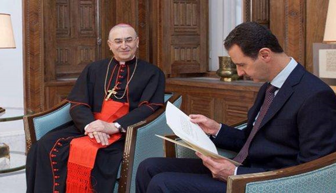 الأسد تسلّم رسالة من البابا فرنسيس... ماذا في مضمونها؟