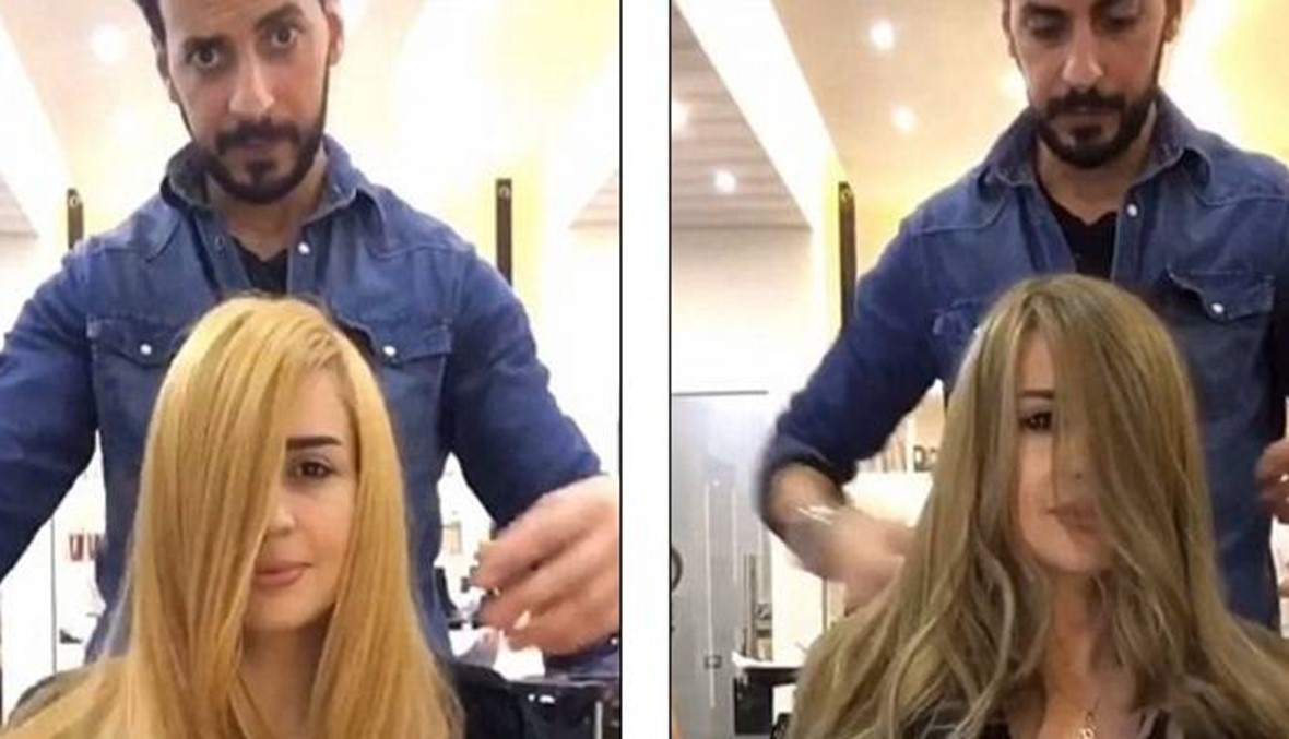 بالفيديو- لن تصدقوا ماذا استخدم مصففٌ في دبي لصبغ شعر الزبونة!