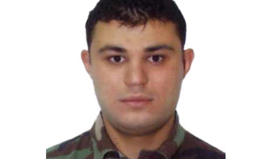 الجيش نعى العريف علي ماجد القاق