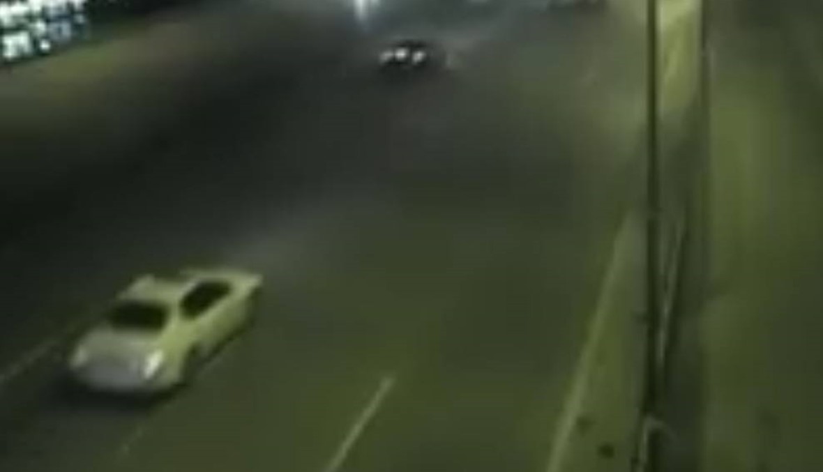 فيديو صادم لحادث سير على طريق انطلياس