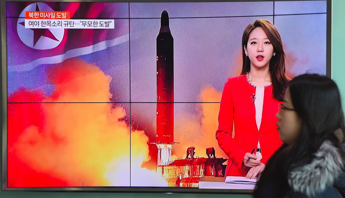 كوريا الشمالية تطلق صاروخاً بالستياً... ترامب يدعم طوكيو "مئة بالمئة" (صور)