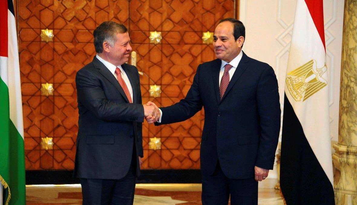 السيسي والملك عبد الله التقيا: حلّ الدولتين "من الثوابت القومية"