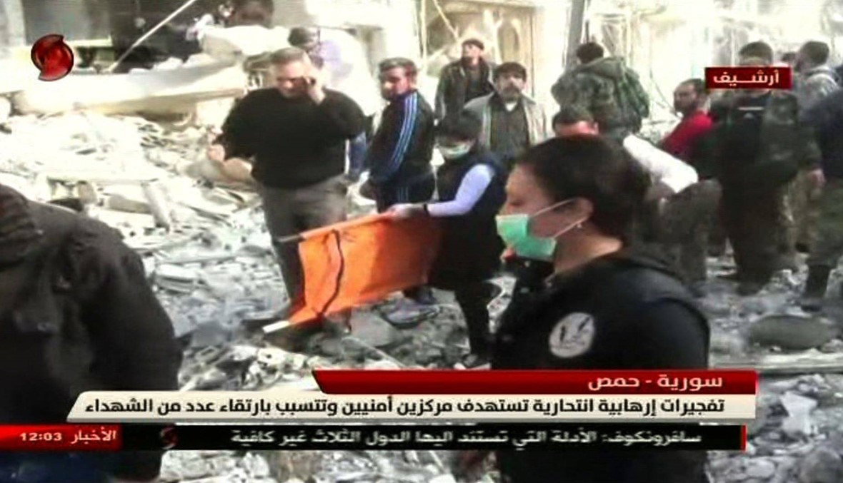 دي ميستورا يعتبر ان الهدف من اعتداءات حمص "تخريب" مفاوضات جنيف... الجعفري: لن تمر مرور الكرام