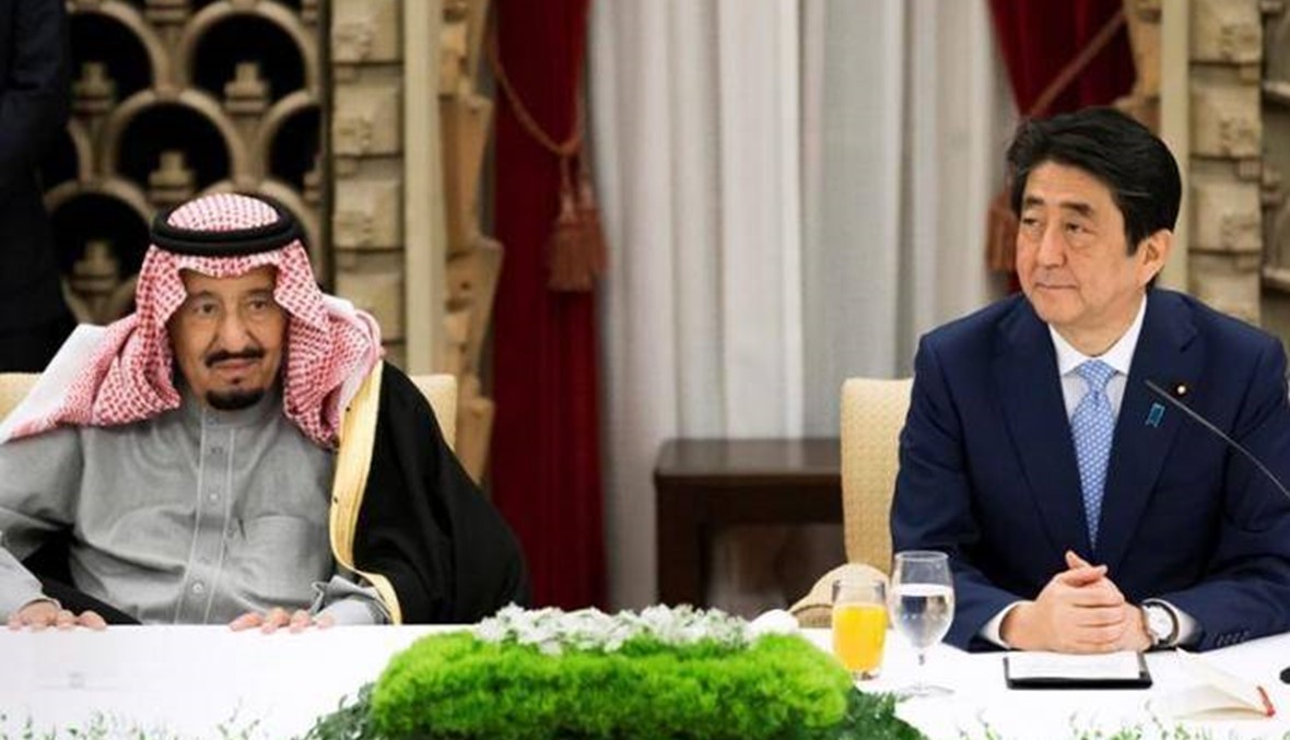 رئيس وزراء اليابان يطلب دعم السعودية