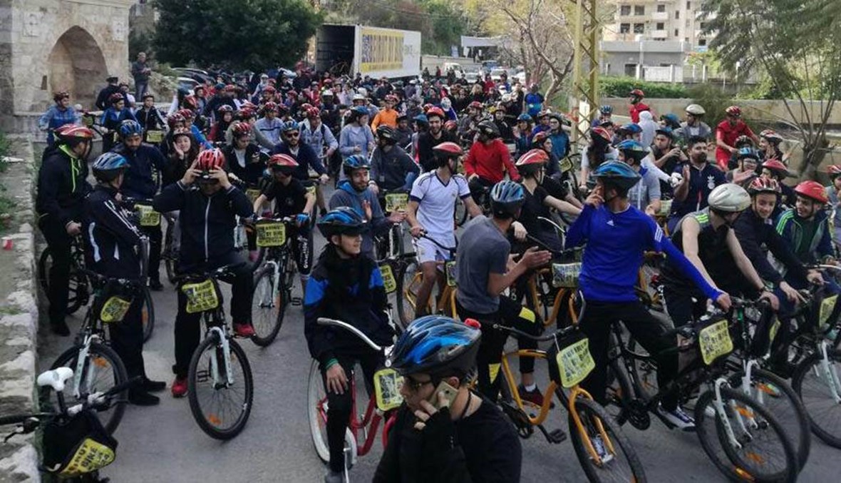 يوم الدراجات الهوائية في الشويفات... أكثر من 200 دراج يشاركون في الرحلة (صور)