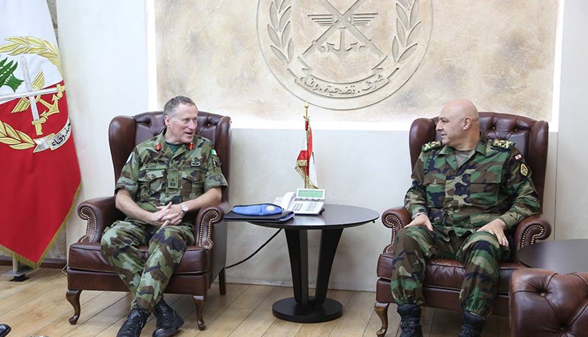 قائد اليونيفيل زار قائد الجيش: لتعزيز التعاون وتوسيع أنشطة التعاون المدني