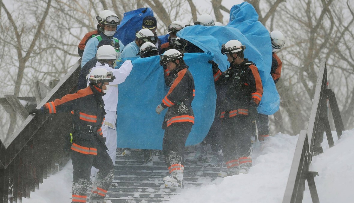 اليابان: الانهيار الثلجي وقع صباح اليوم... ستة تلامذة يُرجّح أنّهم قُتلوا