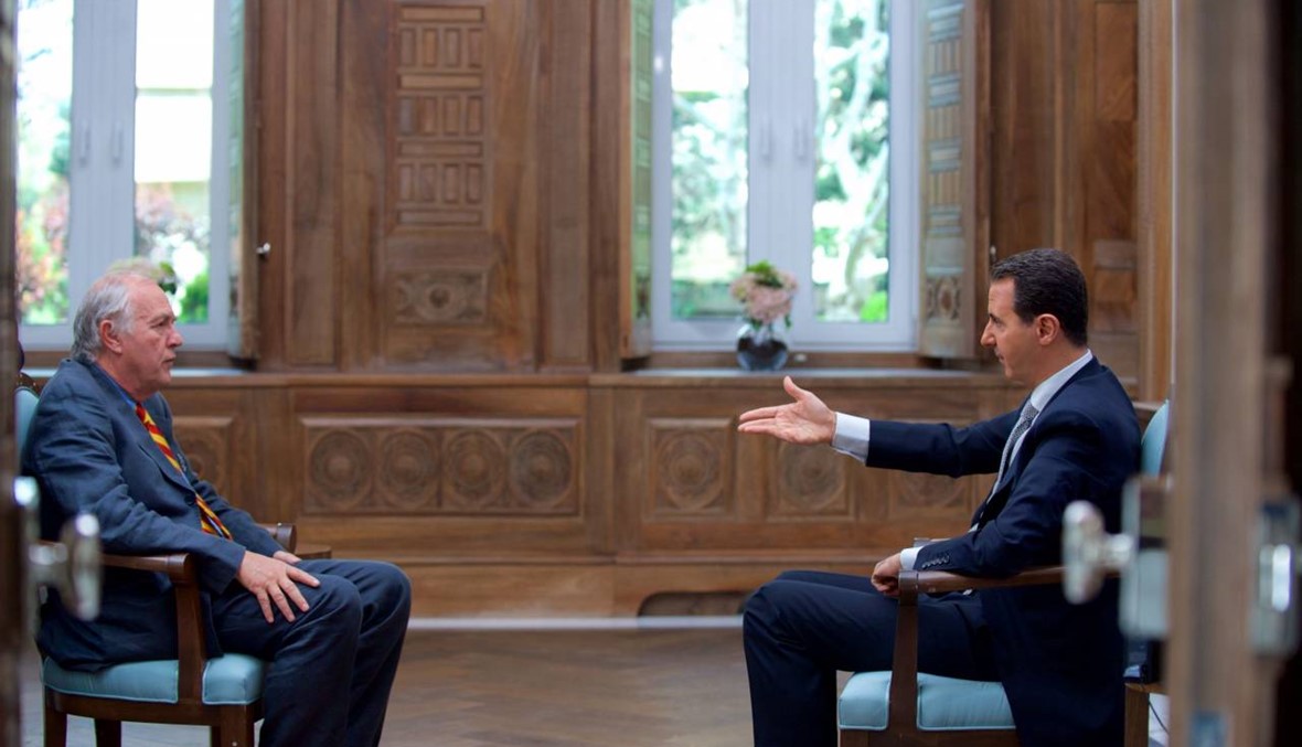 الأسد: "الهجوم الكيميائي" على خان شيخون "مفبرك مئة في المئة"