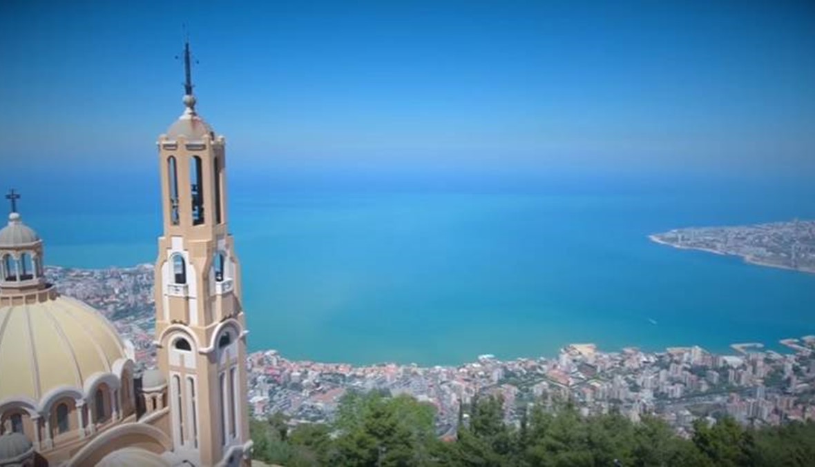 بالفيديو: كاتدرائية مار بولس - حريصا من الجو
