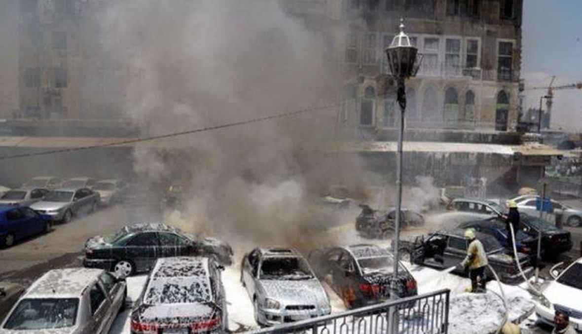 21  قتيلاً من من حركة احرار الشام بتفجيرين انتحاريين في في ريف ادلب الشرقي