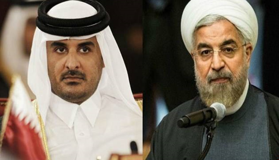 اتصال هاتفي بين الرئيس الايراني وأمير قطر