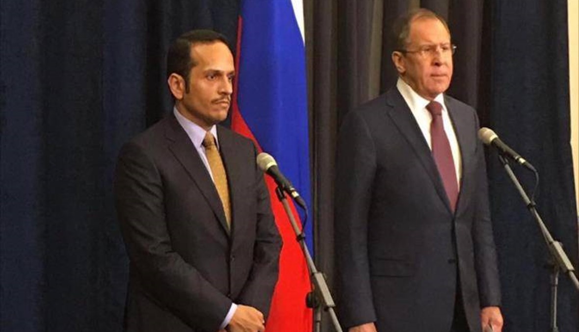 وزير خارجية قطر يجتمع مع لافروف في موسكو... لا لقاء مع بوتين