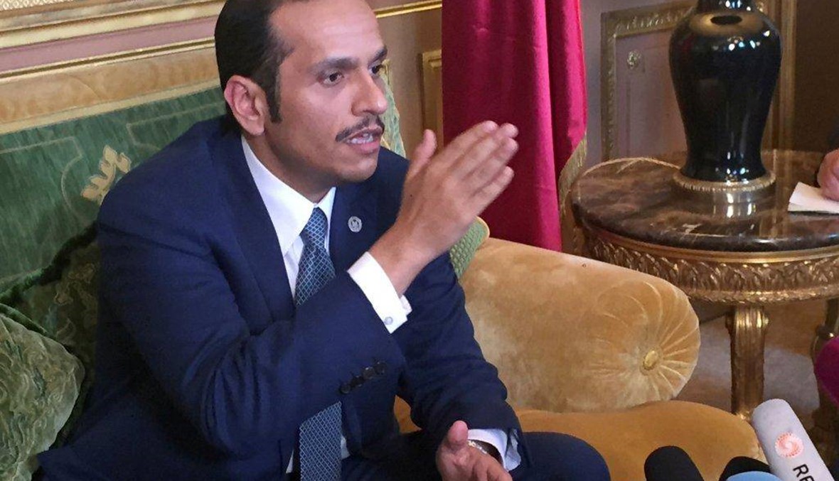 وزير الخارجية القطري في باريس: العقوبات ضدنا تعسفية وغير قانونية