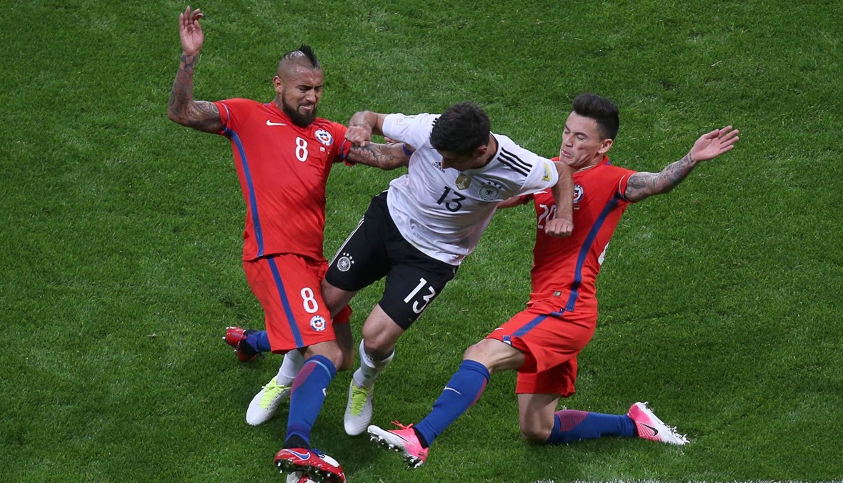 كأس القارات: ألمانيا وتشيلي لتأهل منطقي إلى نصف النهائي