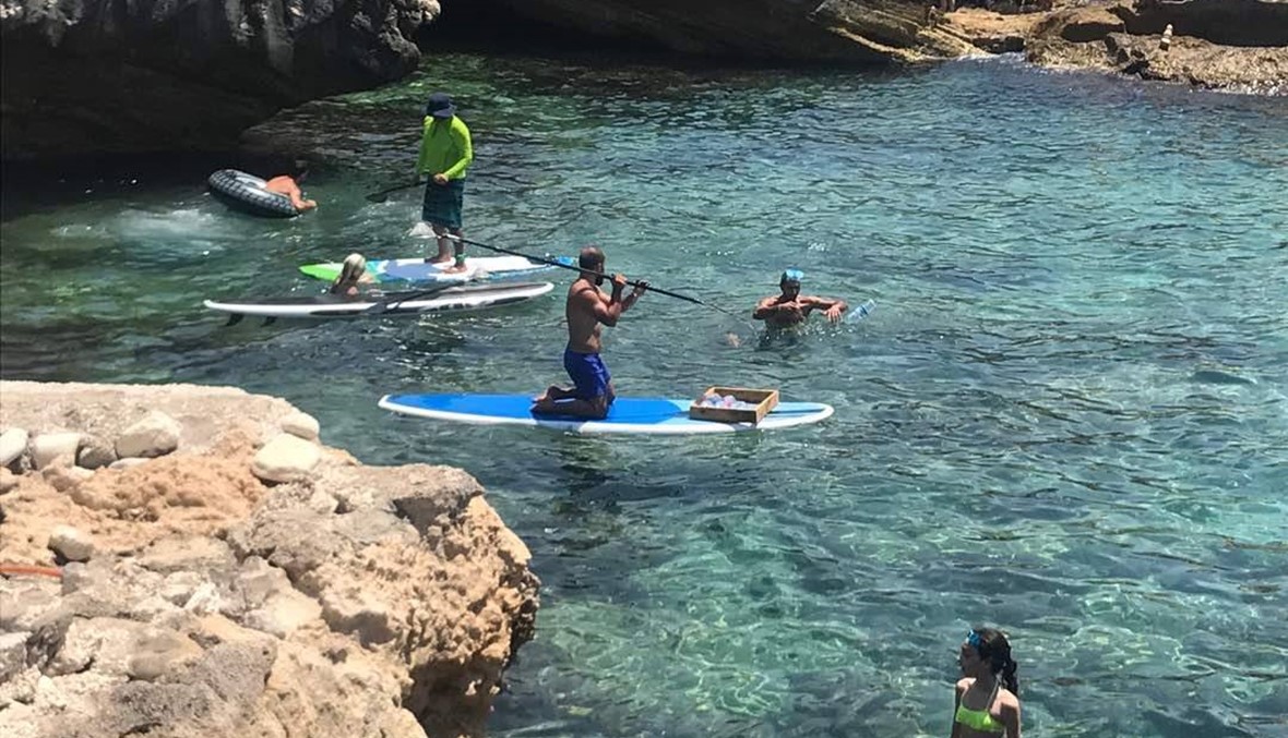 نشاط على شاطئ كفرعبيدا رفضاً لاستملاك الاملاك البحرية