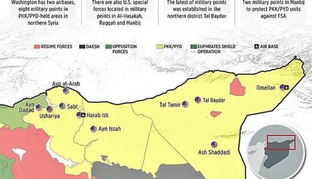 تقطيع سوريا - 2 زحمة قواعد عسكرية