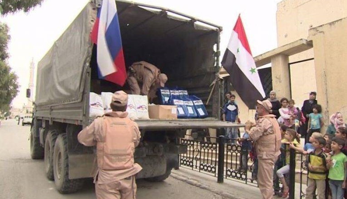 موسكو تنقل مساعدات انسانية الى الغوطة الشرقية
