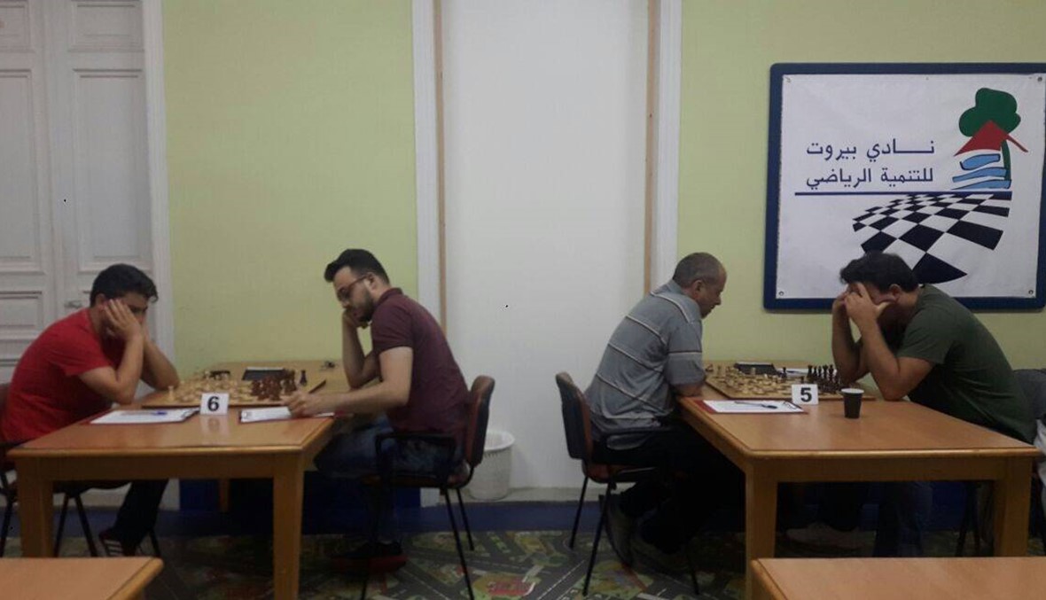 نتائج المرحلة الخامسة لبطولة الشطرنج