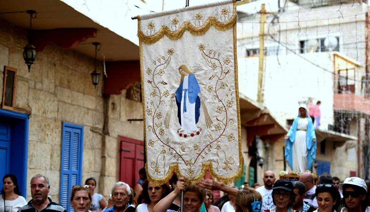 بالصور- احتفالات لمناسبة عيد انتقال السيدة العذراء